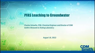 PFAS leaching in an AFFFImpacted Source Area [upl. by Sunda]