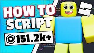 How To Script In ROBLOX Studio EASIEST Beginner Scripting Tutorial [upl. by Ileak]