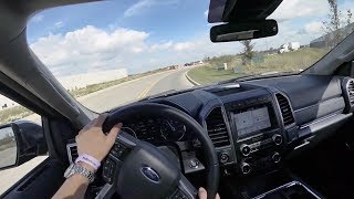 2018 Ford Expedition Max Platinum 4WD  POV Test Drive Binaural Audio [upl. by Genevieve]