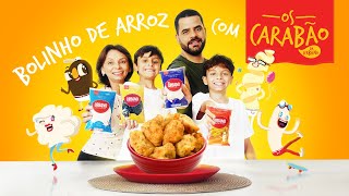 BOLINHO DE ARROZ SEM GLÚTEN SUPER SAUDÁVEL NA AIR FRYER COM OS CARABÃO [upl. by Akili842]