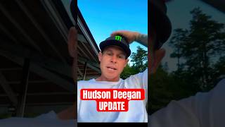 Hudson Deegan UPDATE  Broken Back crash [upl. by Mcnair]