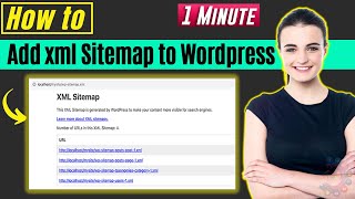 How to add xml sitemap to wordpress 2024 [upl. by Alexine]