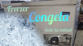 Freezer no congela al 100🥶solo la mitad [upl. by Einallem54]