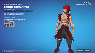 Reviewing Eijiro Kirishima Chapter 4 Season 4 Skin [upl. by Ireva]