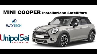 COME INSTALLARE LA SCATOLA NERAInstallazioneCollaudoSatellitare Mini CooperD Waytech Metasystem [upl. by Atiuqer]