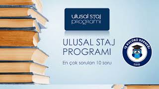 Ulusal Staj Programı Kariyer Kapısı En Çok Sorulan 10 Soru [upl. by Yrred]