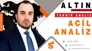 ONS ALTIN ANALİZİ VE GRAM ALTIN ANALİZİ [upl. by Primo]