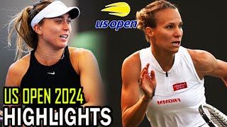 Paula Badosa vs Viktorija Golubic Round 1 Highlights  US Open 2024 [upl. by Jobi224]