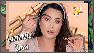 Makeup Revolution Laminate Brow Review [upl. by Oirevlis]