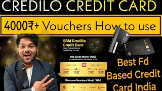 SBM Credilio Credit Card Review Best FD Based Credit Card 2024  Credilio Credit Card Good or Bad [upl. by Ykcir]