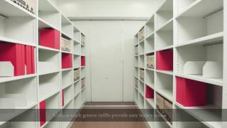 Dexion MaxiDRIVE Compactus  Mobile Shelving [upl. by Yxor]