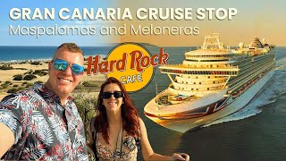 Canary Islanda Cruise GRAN CANARIA Maspalomas Playa Del Ingles amp Meloneras ☀️ PampO Azura [upl. by Eserrehs87]