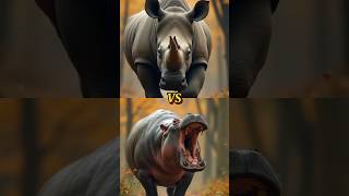 ANIMALS COMPARISON RHINO VS HIPPO MOSSEGIRAFFE VALTUREMONGOOSE trending animals shorts [upl. by Jehoash]