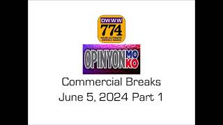 Opinyon Mo Opinyon Ko Commercial Breaks June 6 2024 Part 1 [upl. by Demaria]