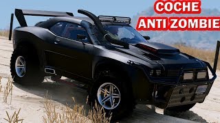 GTA 5 APOCALIPSIS ZOMBIE CREANDO UN SUPER COCHE ANTIZOMBIE 3  TheAxelGamer [upl. by Tsnre]