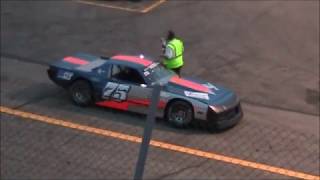 KALAMAZOO SPEEDWAY PRO STOCK 30 LAP FEATURE APRIL 29TH 2017 KEITH WILFONG [upl. by Merth]