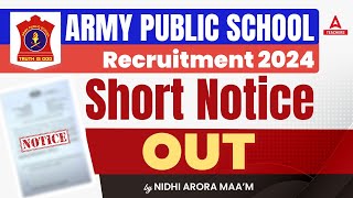 AWES Vacancy 2024  AWES ARMY SCHOOL VACANCY 2024 OUT  COMPLETE INFORMATION [upl. by Tessy]