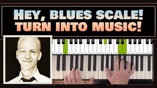 How To Play Blues Piano With The Blues Scale [upl. by Buhler909]