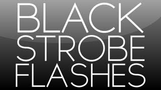 After Effects Tutorial Black Strobe Flashes [upl. by Anida]