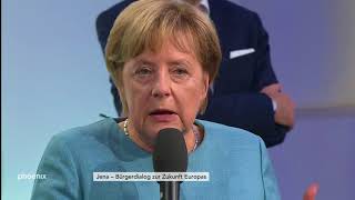 EUBürgerdialog zur Zukunft Europas mit Angela Merkel am 140818 [upl. by Cinomod]