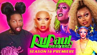 RuPauls Drag Race Season 16 Episode 1 Premiere Reaction amp Review [upl. by Borg797]