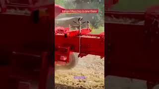 Maschio Inline Square Baler punjab automobile farming [upl. by Dracir]