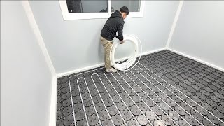 건식 온수난방의 혁명 호야온돌 Korean Best Water Underfloor Heating System [upl. by Ardnalac]