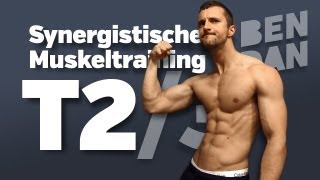 BODYBUILDING ANFÄNGER TRAININGSPLAN für Muskelaufbau Synergistisches Muskeltraining Tag 23 [upl. by Lenroc]