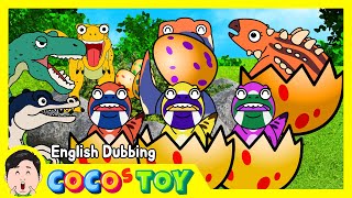 50minㅣEn DubbingㅣA collection of stories about cute eggsㅣdinosaurs for kids baby TrexㅣCoCosToy [upl. by Diana]