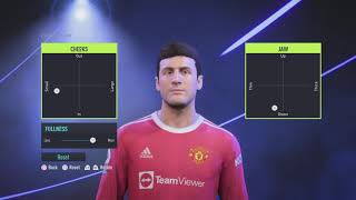 FIFA 22  How to create Eric Cantona  Pro ClubsCreate a player PS5 [upl. by Anaugahs550]