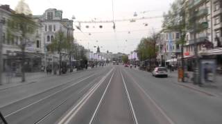 Spårvagn Linje 3  Tram line 3 in Gothenburg hela turen på 10 minuter [upl. by Colline]