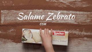 Loacker  Ricette a 4 mani  Salame Zebrato con Loacker Gran Pasticceria White Coconut [upl. by Wolf]