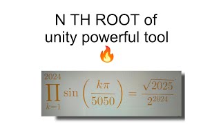 JEE ADVANCED NTH ROOT OF UNITY  CHALLENGE JEE 2024 [upl. by Onailerua139]