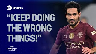 PASSIONATE Ilkay Gundogan reacts after Man Citys disappointing 20 loss to Juventus 😔 UCL [upl. by Emse]