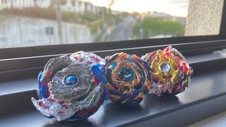 Beyblade Longinus vs Spriggan vs Fafnir￼ [upl. by Esiom]