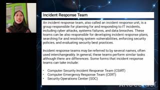 INCIDENT RESPONSE AND MANAGEMENT GROUP 08ITC [upl. by Hnamik]