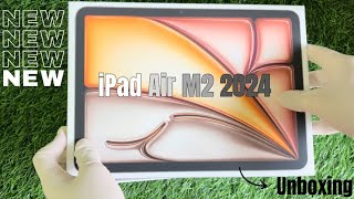 iPad Air M2 2024 unboxing [upl. by Yancey]