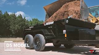 Lamar Mini Dump Trailer Walkaround [upl. by Aloiv]