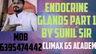 Endocrine Glands biology class by sunil sir [upl. by Nare374]