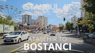 Istanbul 4K Drive from Ataşehir to Bostancı and Bağdat Avenue – Turkey 4K Drive Sightseeing Video [upl. by Eronel]