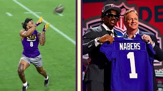 Malik Nabers Pro Day HIGHLIGHTS NEXT OBJ [upl. by Nahguav883]