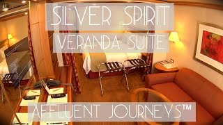 Silversea Silver Spirit Veranda Suite Tour [upl. by Frost543]