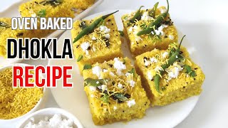 Dhokla Recipe  Dhokla in Oven [upl. by Ned]