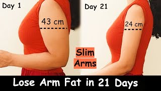 Lose Arm Fat in 21 DAYS  Get Slim Arms  Arms Workout amp Exercise  Flabby Arms Toned Arms Workout [upl. by Nrubloc]