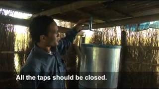 Making struvite from Urine in Nepal [upl. by Ajam781]