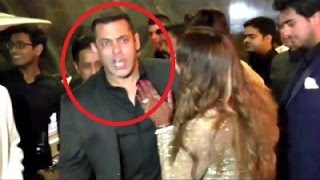 Salman Khan INSULTS Reporter at Bipasha Basu amp Karan Singh Grover’s Wedding 2016 [upl. by Nitsyrk]