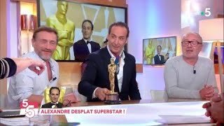 Alexandre Desplat superstar   C à Vous  08032018 [upl. by Ihcas622]