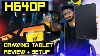 Huion H640p Graphic Tablet unboxing and review Tamil  mr roshan [upl. by Serafina]