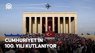 Cumhuriyetin 100 yılı coşkuyla kutlanıyor [upl. by Cinomod]