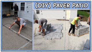 How To Square Screed amp Install a Concrete Paver Patio [upl. by Norbert]